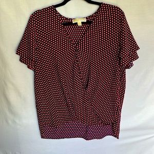 Michael Kors Red White & Blue Top